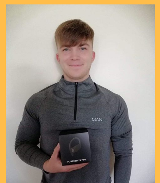 Won the BEATS Powerbeats Pro Wireless Bluetooth Sports Earphones!!