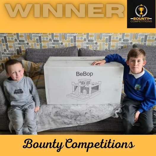 Won the Bebop Inflatable castle!!