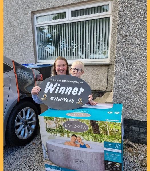 Won the Lay-Z-Spa 71in x 26in Cancun AirJet Inflatable Hot Tub Spa!!