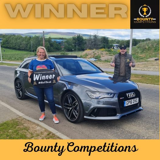 Won this beautiful Audi RS6!!