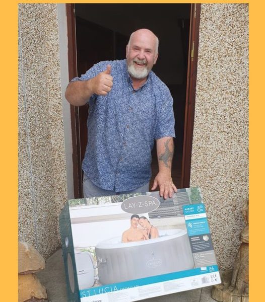 Won the Lay-Z-Spa St Lucia 3 Person Spa!!