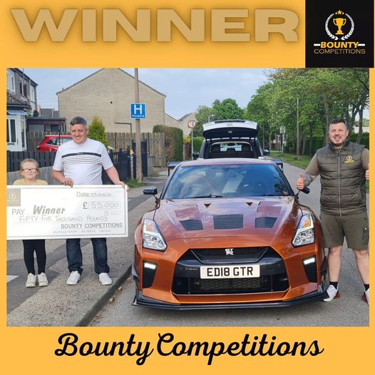 Won the Godzilla 680 BHP R35 GTR and took the life changing £55K cash alternative!!