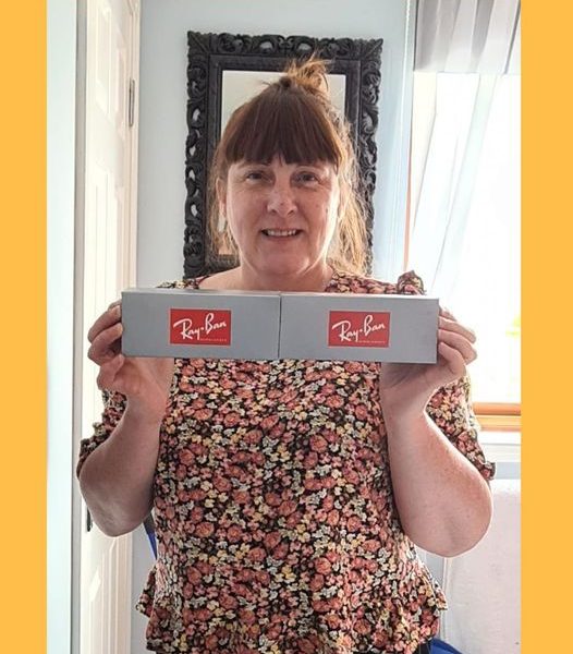 Won the His and Hers Ray-Ban Sunglasses!!