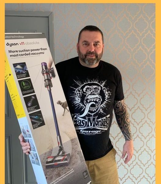 Won the Dyson V11 Absolute Cordless Vacuum Cleaner!
