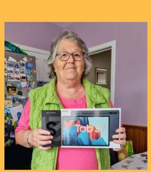 Won the Samsung Galaxy S21 and Galaxy Tab S7!!!