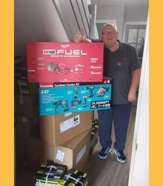 Won the Huuuge Milwaukee Tool Bundle #2!!