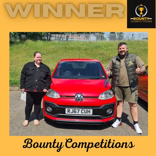 Won the VW UP GTI , £3K and we donated £2K from this competition to SAMH!!