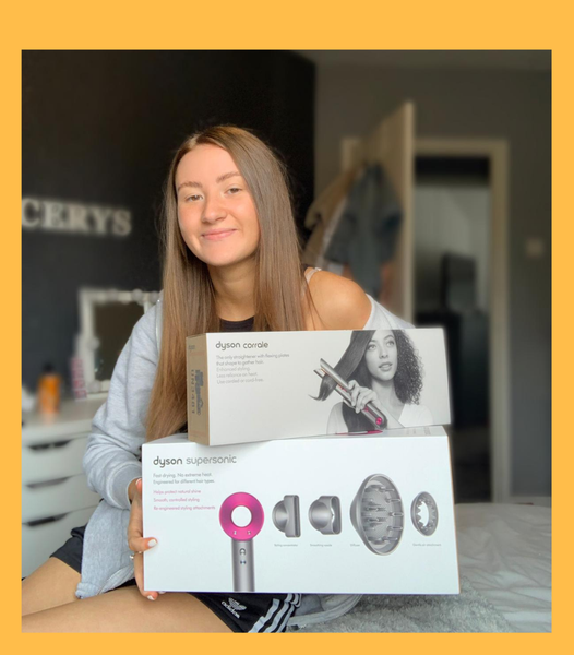 Won the Dyson Hair Bundle #5