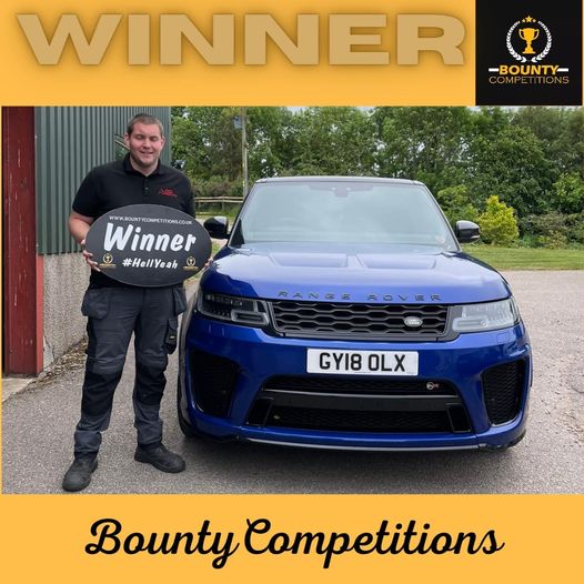 Won the unbelievable 2018 Range Rover sport SVR!!