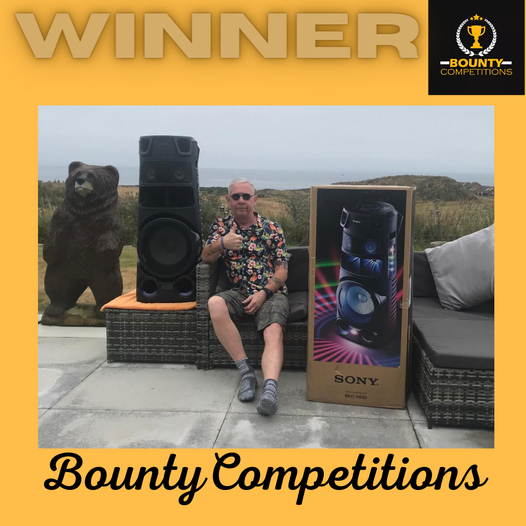 Won the Sony Bluetooth Megasound Party Speaker!!