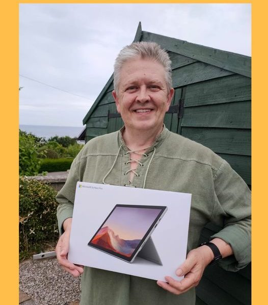 Won a Microsoft Surface Pro 7!!