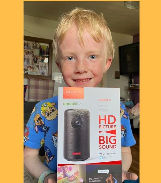 Won the Anker Nebula Capsule II Smart HD Ready Portable Projector!!