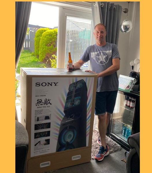 Won the Sony High Power Smart Sound Megasound Party Speaker!!