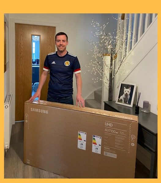 Won a 55″ Samsung TV!!