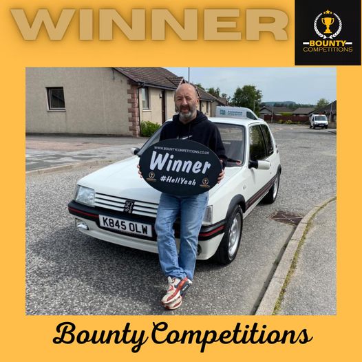 Won the Peugeot 205 GTI!!