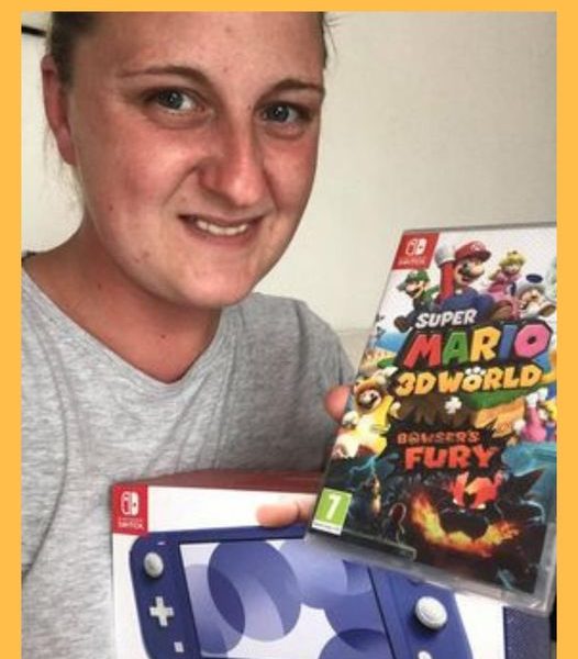 Won the Nintendo Switch Lite & Super Mario 3D World + Bowser’s Fury!!