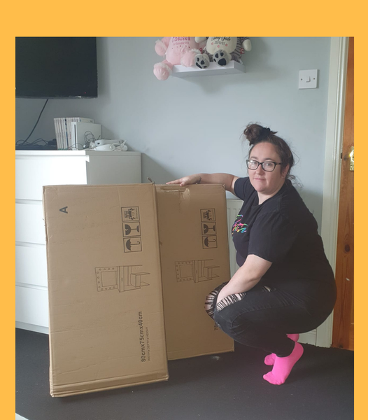 Won the Eizabella Dressing Table with Mirror!!!