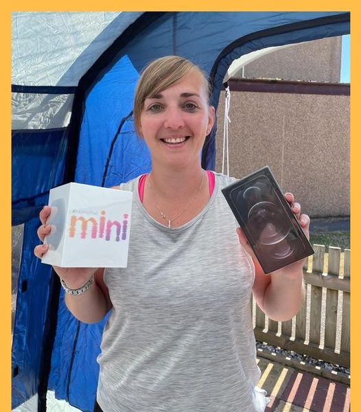 Won the Apple iPhone 12 Pro & White HomePod Mini Bundle!!