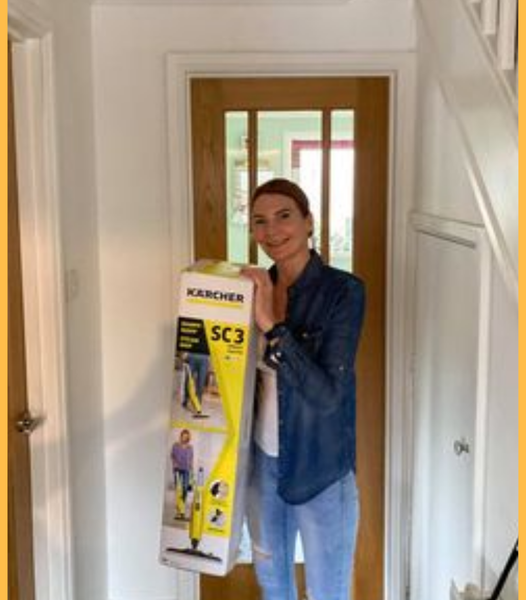 Won a Karcher SC3 Upright Steam Mop!!