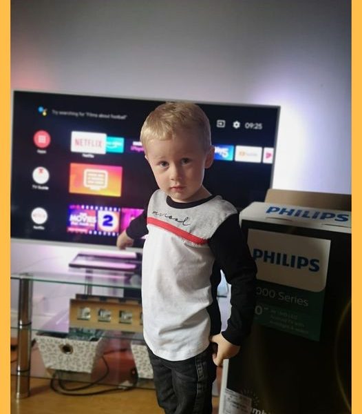 Won the Philips 50″ Ambilight TV in our recent free giveaway!!