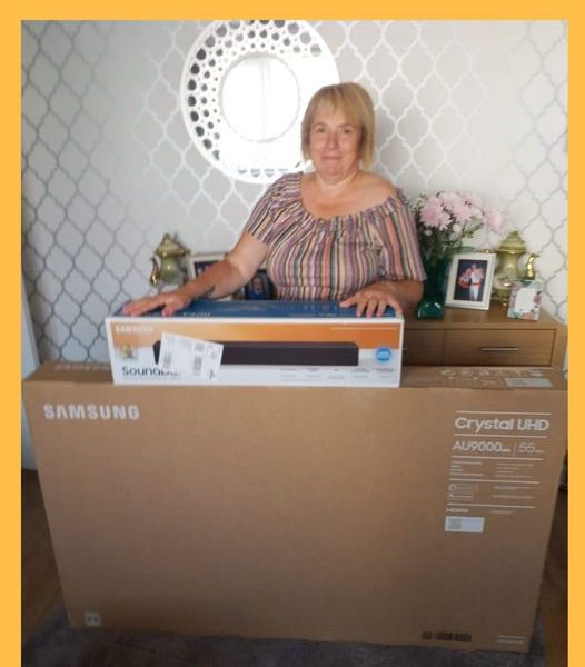 Won the Samsung 4K TV and Soundbar Bundle!!