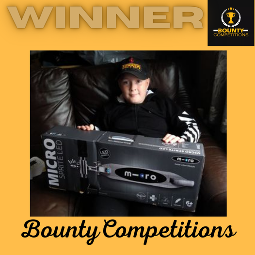 Won the Micro Scooters Sprite Foldable LED Scooter!!