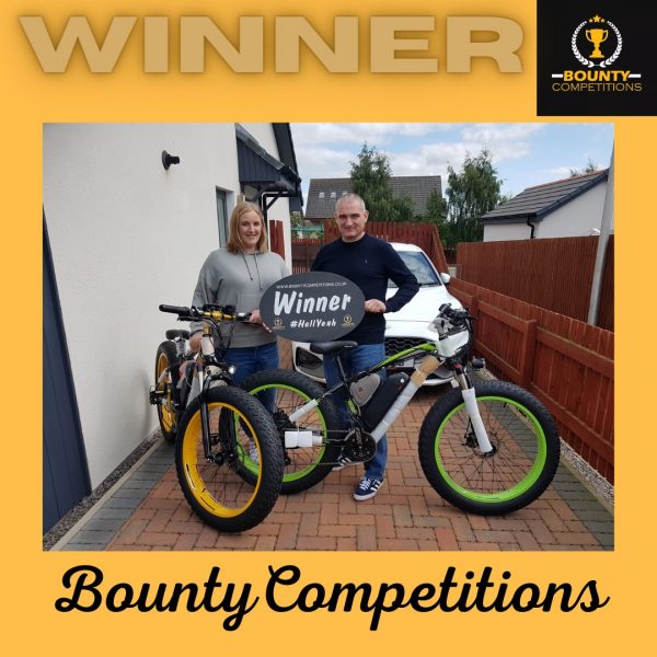 Won the HI-FLYING Top-020 26″ 1000w Fat Tyre Electric Bikes!!