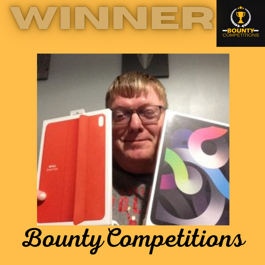 Won the Apple iPad Air with Apple Smart Folio Case!!