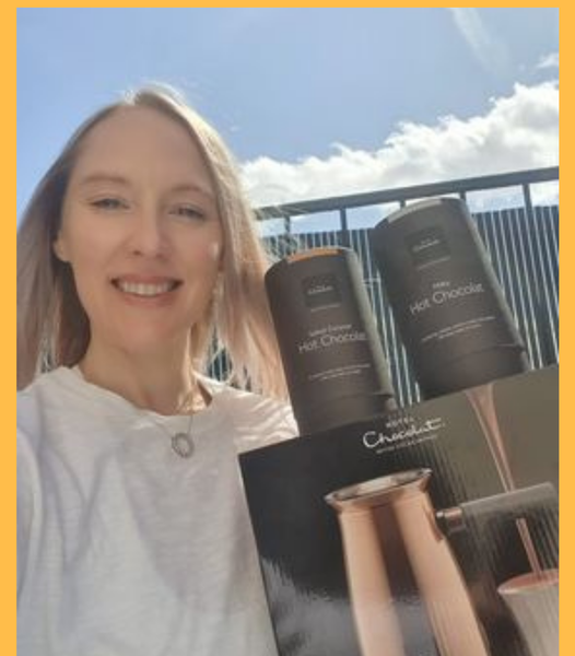 Won the Hot Chocolate Machine and Hot Chocolate Tubs!!