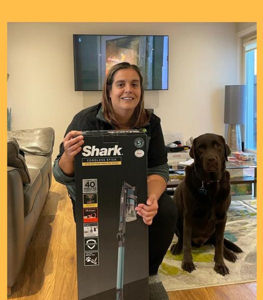 Won a Shark Hoover!!