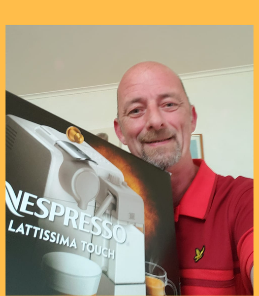 Won the Nespresso by De’Longhi Lattissima Touch!!