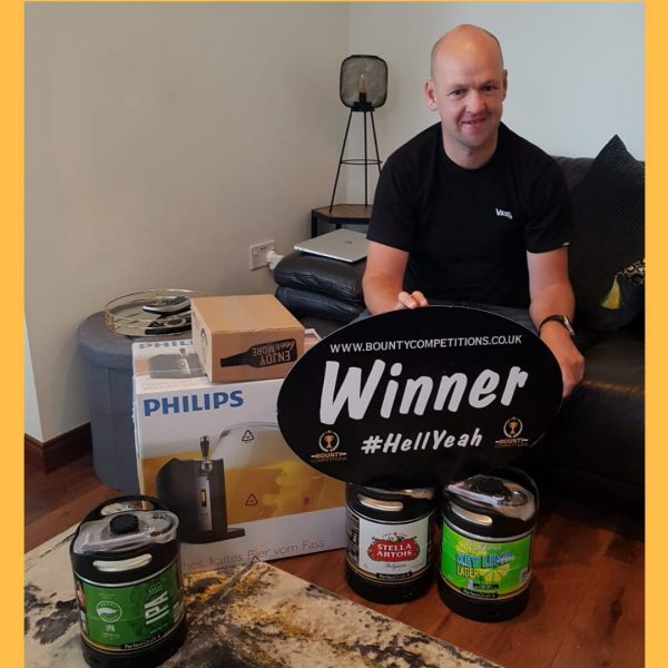 Won the Philips PerfectDraft Glass and Keg Bundle #5!!