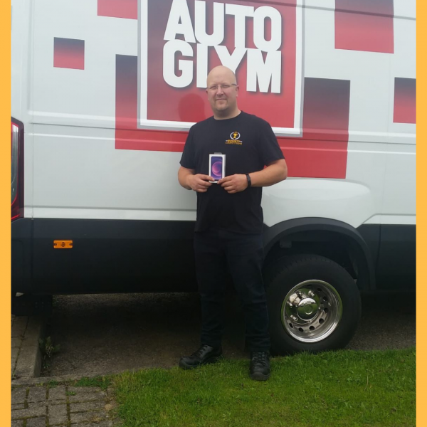 Won the Apple iPhone 12 mini – Purple!!