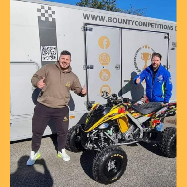 Won the Road Legal Yamaha Raptor 700 SE and £500 Shirlaws safety gear voucher!!!