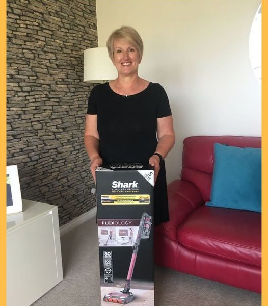 Won the Shark Flexology True Pet Anti Hair Wrap IZ251UKT Cordless Vacuum Cleaner!!