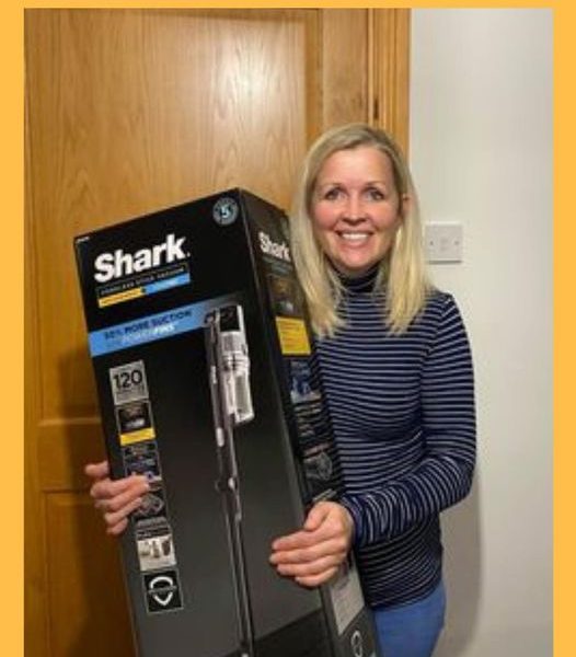 Won the Shark Hoover!!