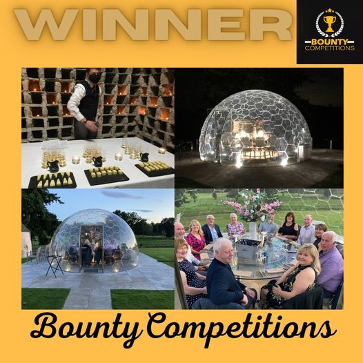 Won the Dome Experience for 12 at Meldrum House Hotel!!