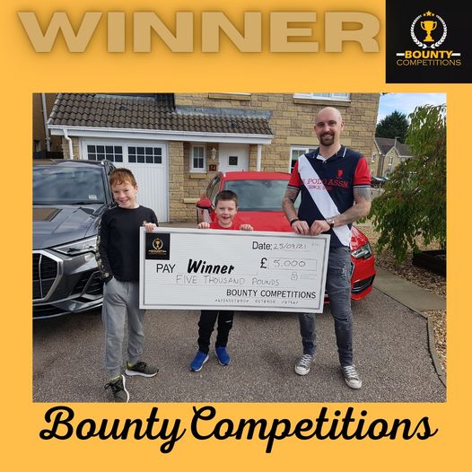Won the £5,000 on Bounty’s Cash Drop #5!!