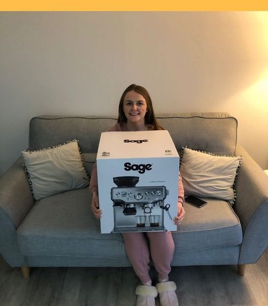 Won the SAGE Barista Express BES875UK Bean to Cup Coffee Machine #10!!