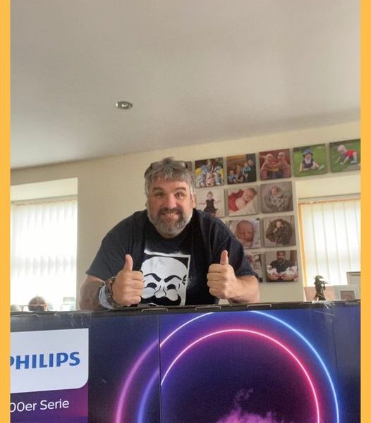 Won the PHILIPS Ambilight 55″ Smart 4K Ultra HD HDR OLED TV!!