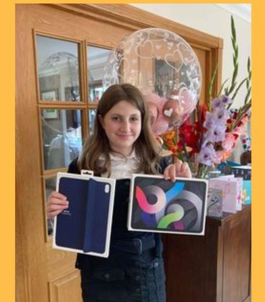 Won the Apple iPad Air with Apple Smart Folio Case!!