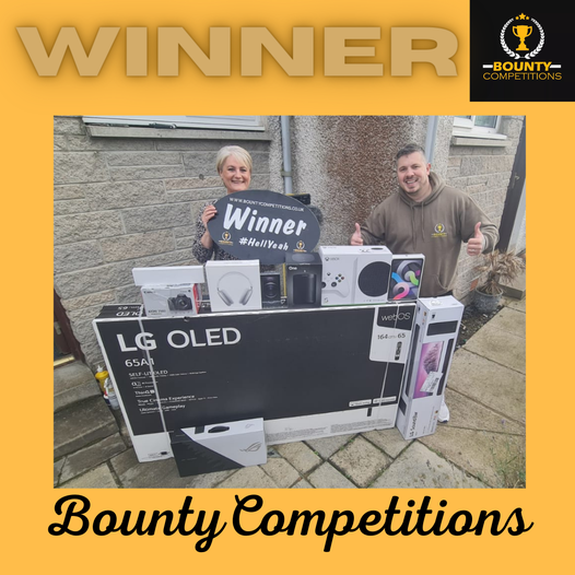 Won the WHOPPING TECH BUNDLE!!