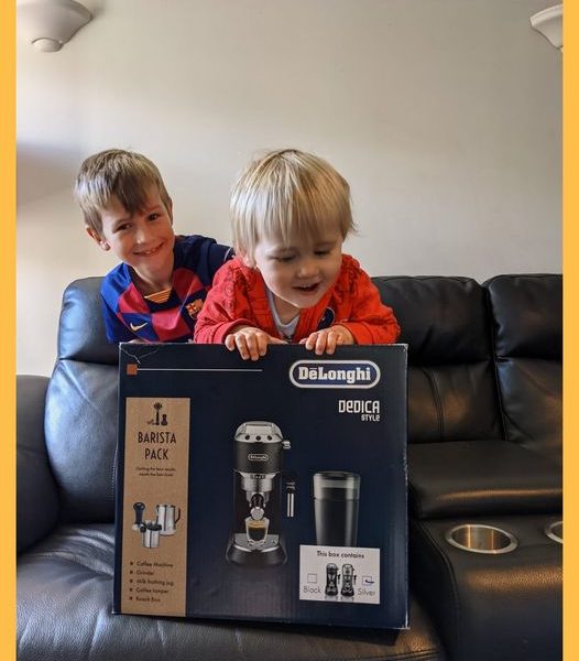 Won the De’Longhi Dedica Traditional Espresso Coffee Machine!!