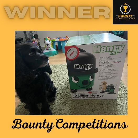 Won the Numatic Henry PET200 Cylinder Vacuum Cleaner!!