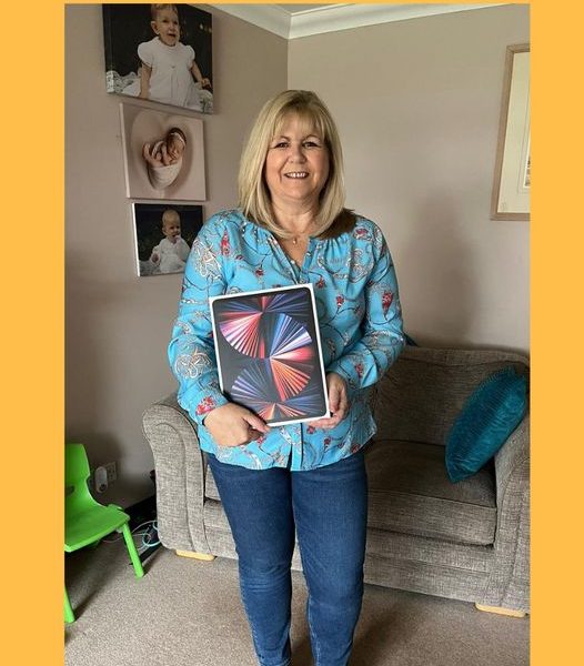 Won the Apple 12.9″ iPad Pro (2021)!!