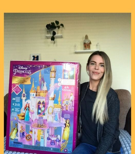 Won the Disney Princess Ultimate Castle With Furniture and Accessories!!