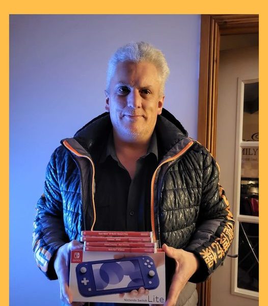 Won the Nintendo Switch Lite Blue Bundle!!