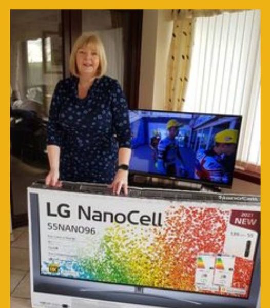 Won the 55″ LG TV!!
