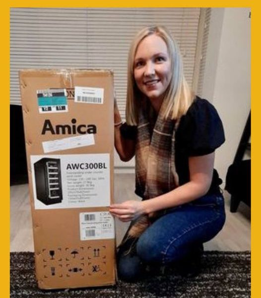 Won the AMICA Wine Cooler!!
