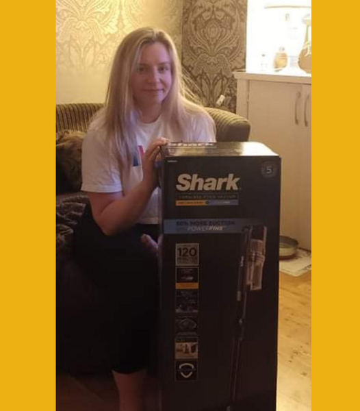 Won the Shark Hoover!!